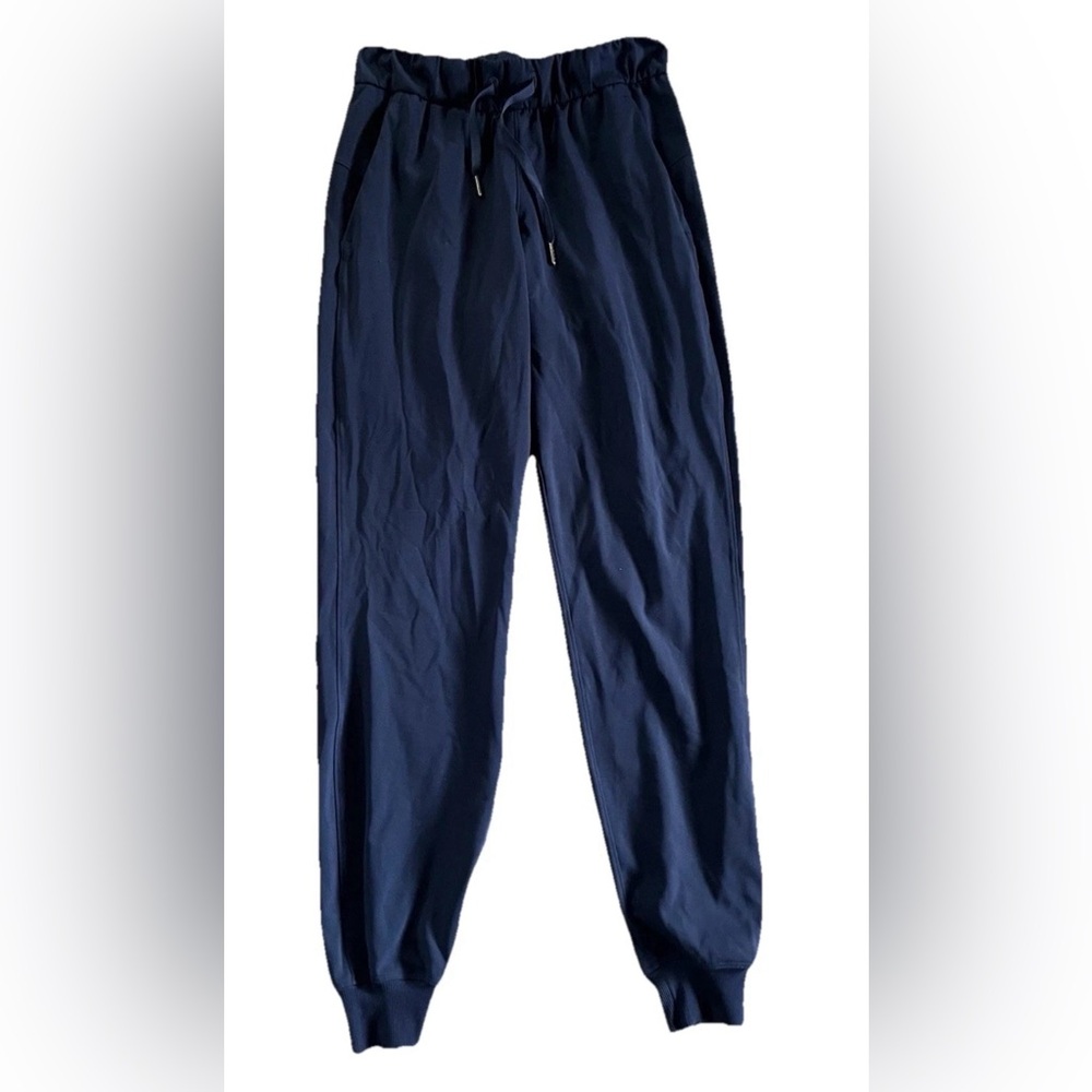 Lululemon On The Fly Joggers Blue Womens Size 2 Activewear Athleisure Athletic